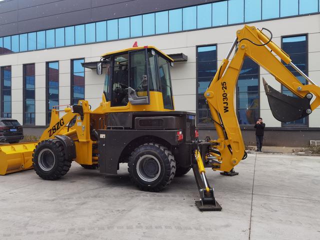 前鏟后挖兩頭忙挖掘裝載機多功能兩頭忙鏟車